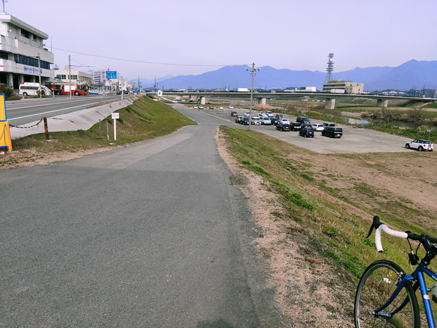 直方北九州自転車道の終点