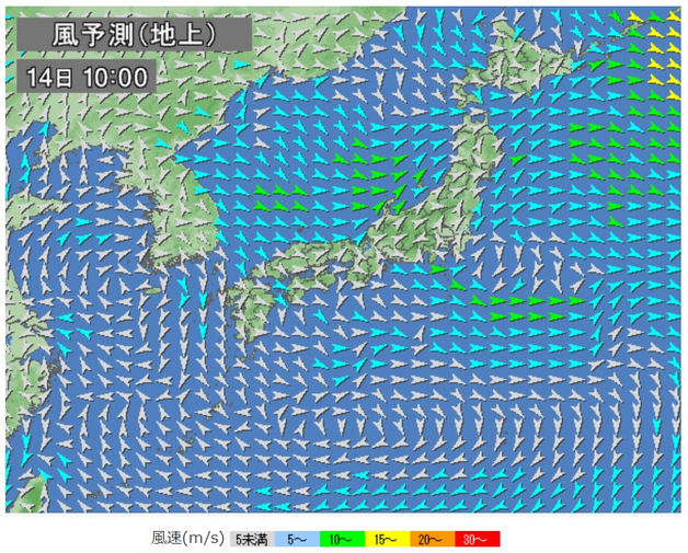 Yahoo風予測マップ